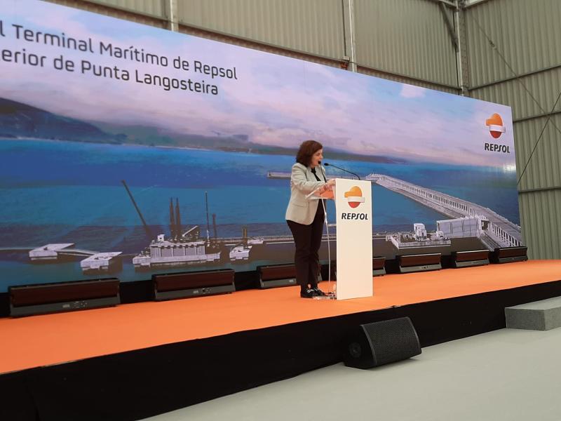 María Rivas reivindica el compromiso del Gobierno de Pedro Sánchez y el esfuerzo inversor de 130M€ para hacer realidad el enlace ferroviario al puerto exterior de Punta Langosteira 
