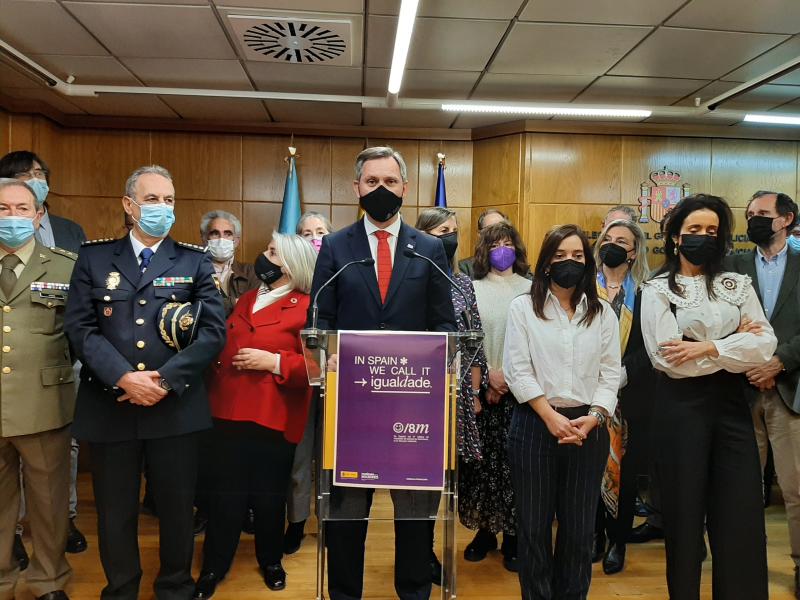 José Miñones reivindica la acción feminista del Gobierno de Pedro Sánchez para “avanzar hacia una sociedad más igualitaria, inclusiva y justa, y un lugar libre de violencias machistas"