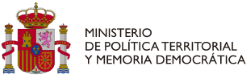 Logotipo del Ministerio de Política Territorial y Memoria Democrática
