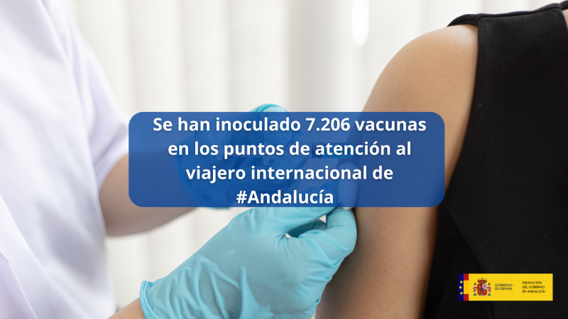 Los Centros de Vacunación Internacional de Andalucía alcanzan los 13.000 viajeros atendidos durante el primer semestre del año