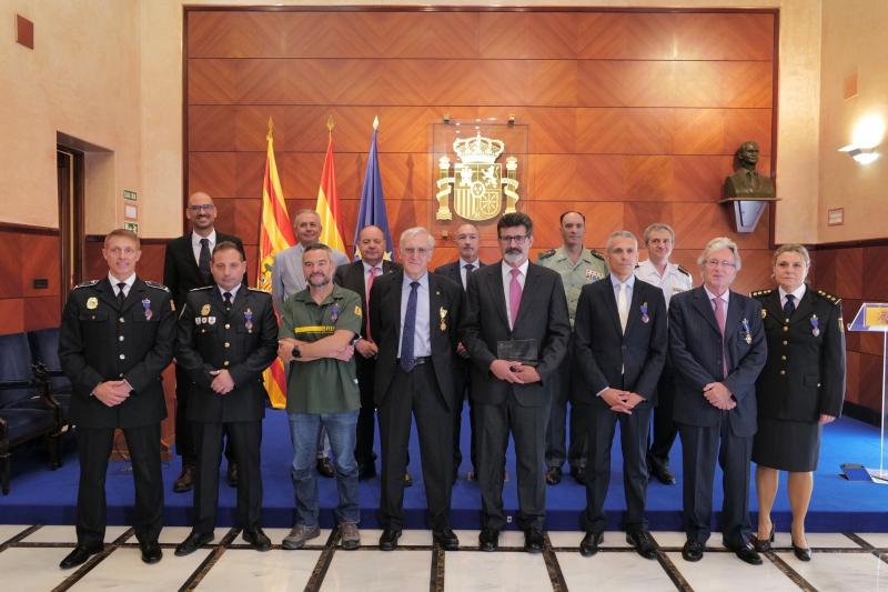 La Delegación del Gobierno en Aragón reconoce “la eficacia y la generosidad” en el ámbito de la Protección Civil