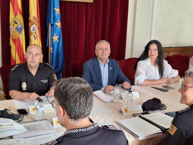 La Junta Local de Seguridad de Huesca establece el dispositivo para las fiestas de San Lorenzo 2024