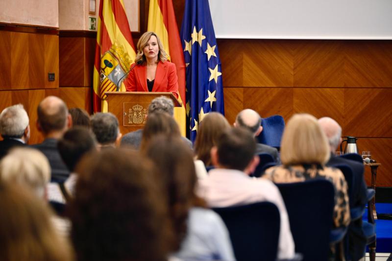 La ministra Pilar Alegría reivindica la memoria de los maestros represaliados durante la Guerra Civil española La ministra Pilar Alegría reivindica la memoria de los maestros represaliados durante la Guerra Civil española