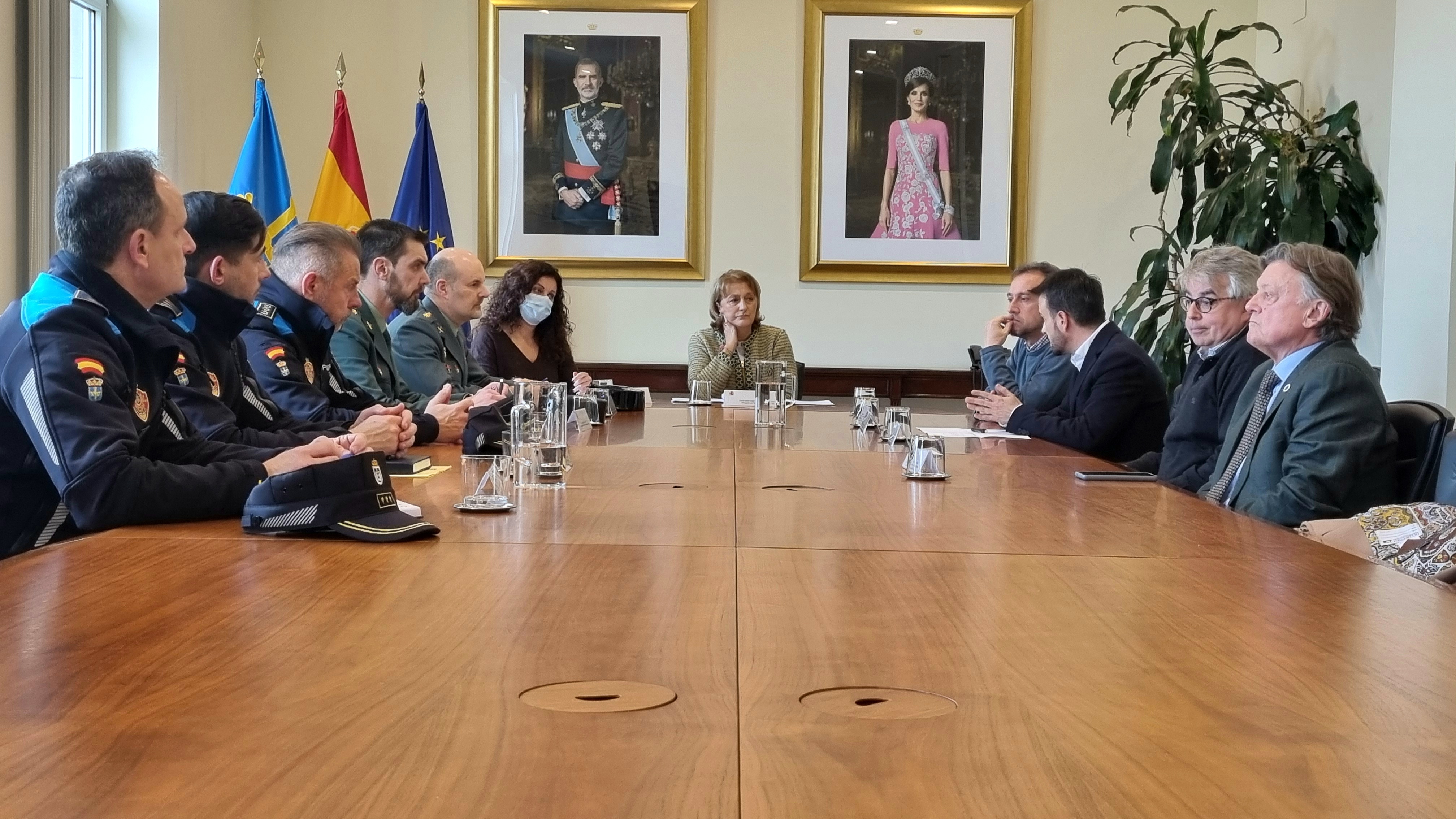 Reunión para coordinar la seguridad en Anieves