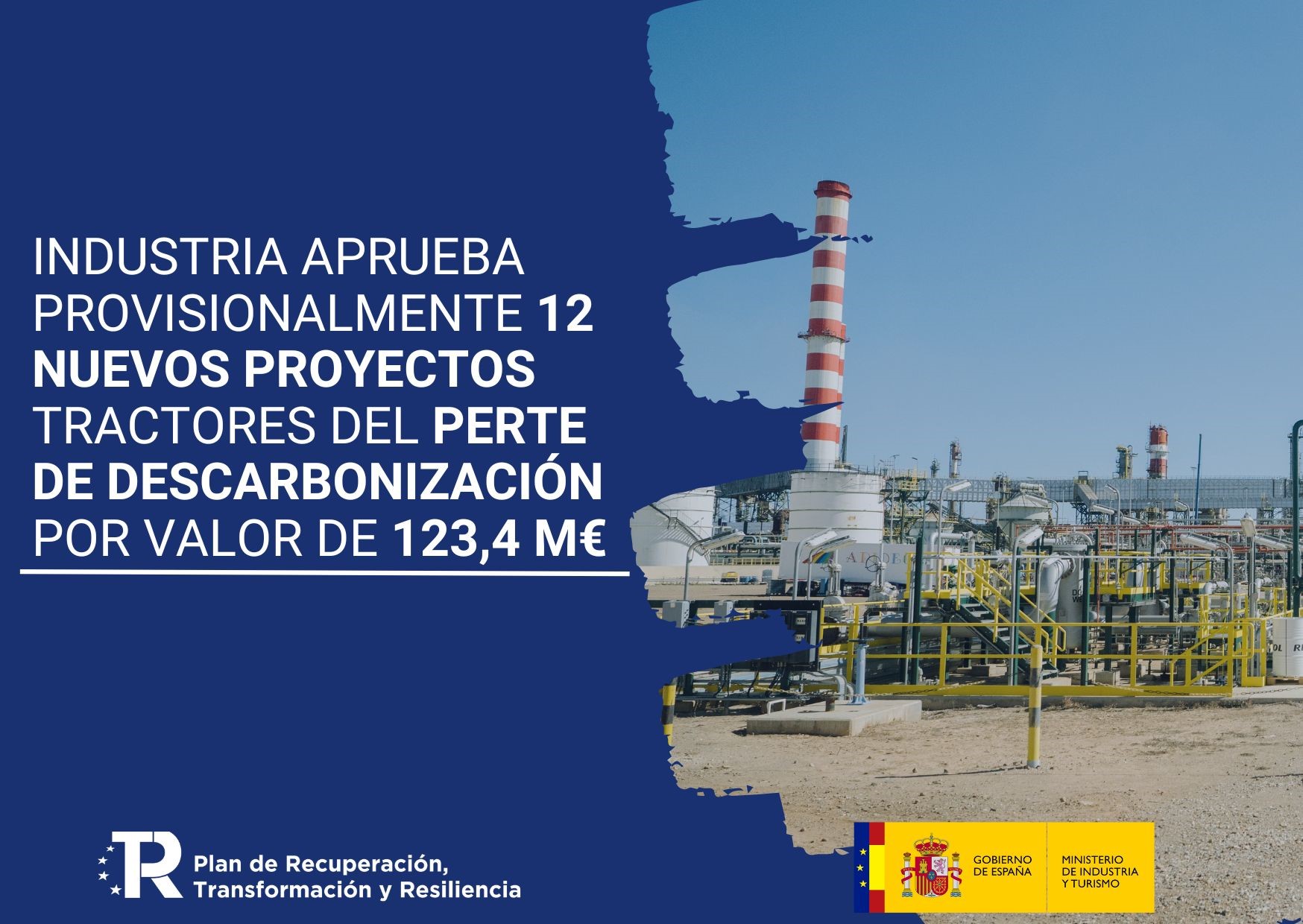 El Gobierno aprueba provisionalmente dos proyectos por valor de 69 millones de euros en Asturias en el marco del PERTE de Descarbonización Industrial