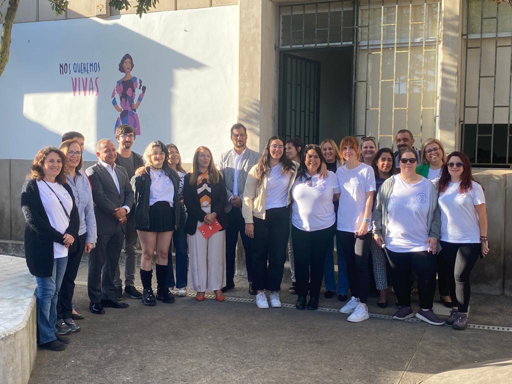 Subdelegación del Gobierno lleva los murales contra la violencia de género a los espacios públicos y centros educativos de Tenerife