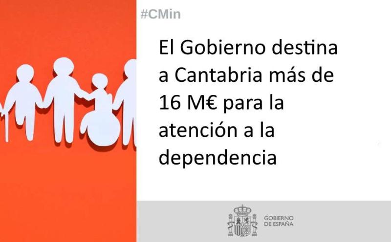 El Gobierno destina más de 16 millones de euros del Plan de Recuperación a Cantabria para fortalecer la economía de los cuidados