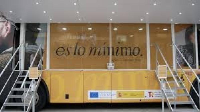El autobús del Ingreso Mínimo Vital estará en Logroño, Santander y Gijón la próxima semana