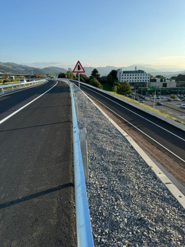 Nuevos avances en las obras del Nudo de Torrelavega: abierto al tráfico el ramal Oviedo-Palencia