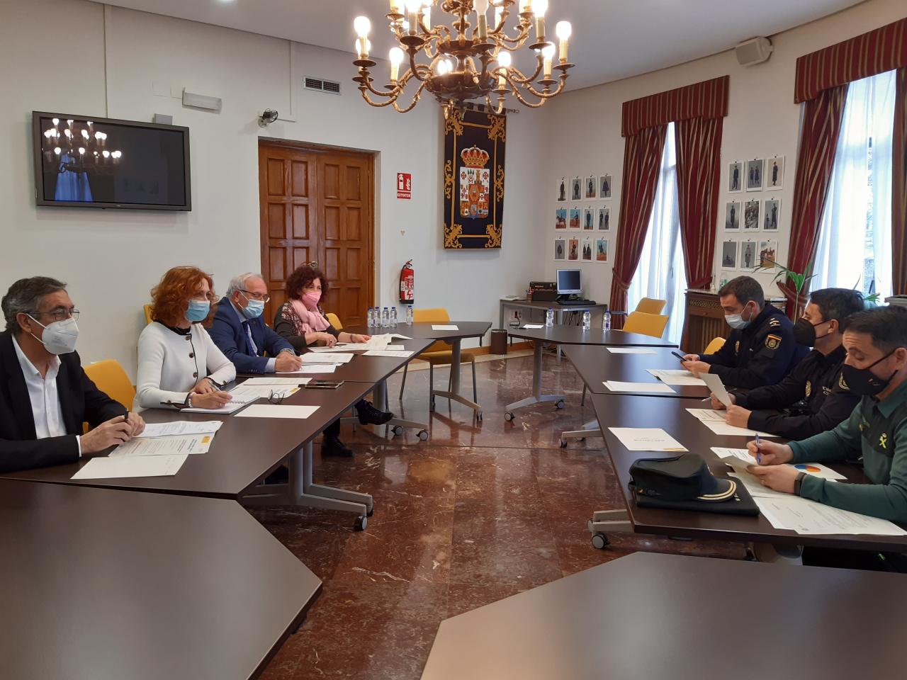 La subdelegada del Gobierno de España en la provincia de Ciudad Real preside la reunión de coordinación del Plan Director del curso 2021-2022