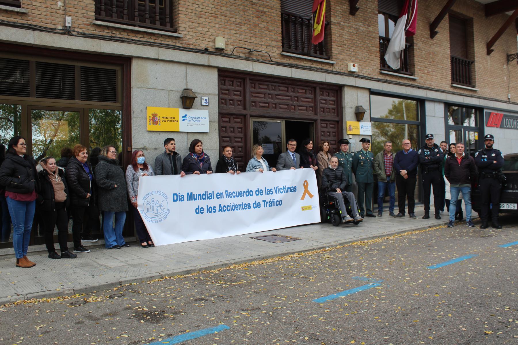 La Jefatura Provincial de la DGT de Toledo conmemoró el Día Mundial en Recuerdo de las Víctimas de Tráfico
