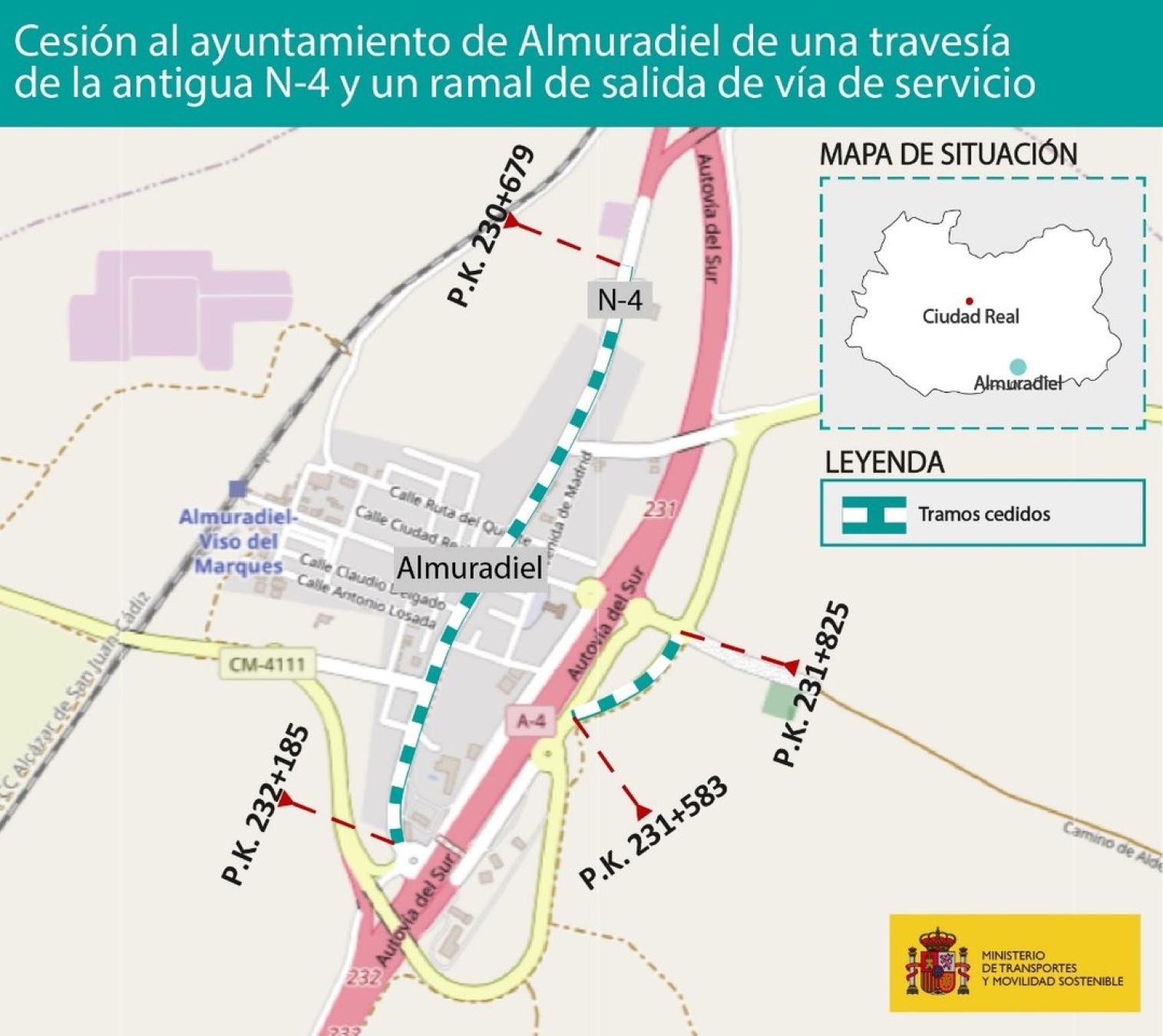 El Gobierno autoriza licitar por 26,5 millones de euros un contrato para la conservación de carreteras en la provincia de Ciudad Real