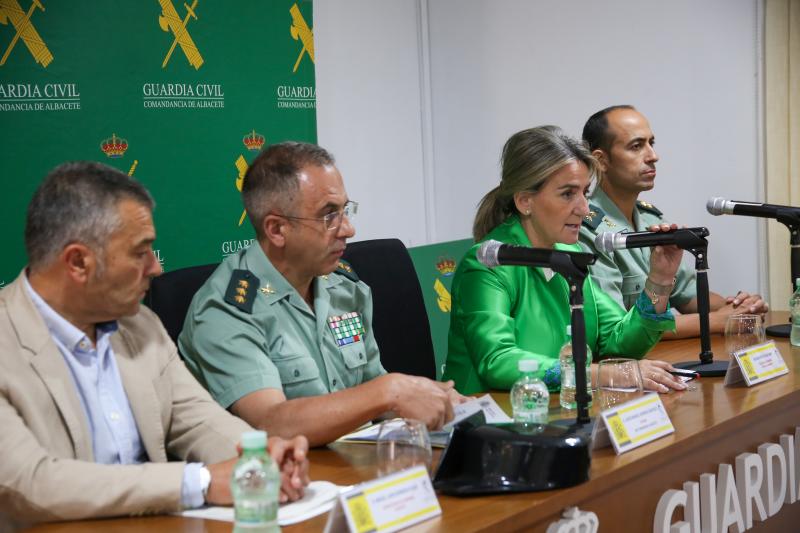 Milagros Tolón felicita a la Guardia Civil por la detención de una banda criminal de explotación laboral a personas extranjeras que operaba en la provincia de Albacete