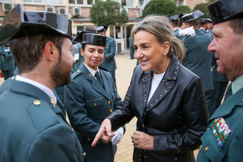 Milagros Tolón recibe a los 129 agentes en prácticas, “la profesionalidad de la Guardia Civil hace de Castilla-La Mancha una de las regiones más seguras de España”