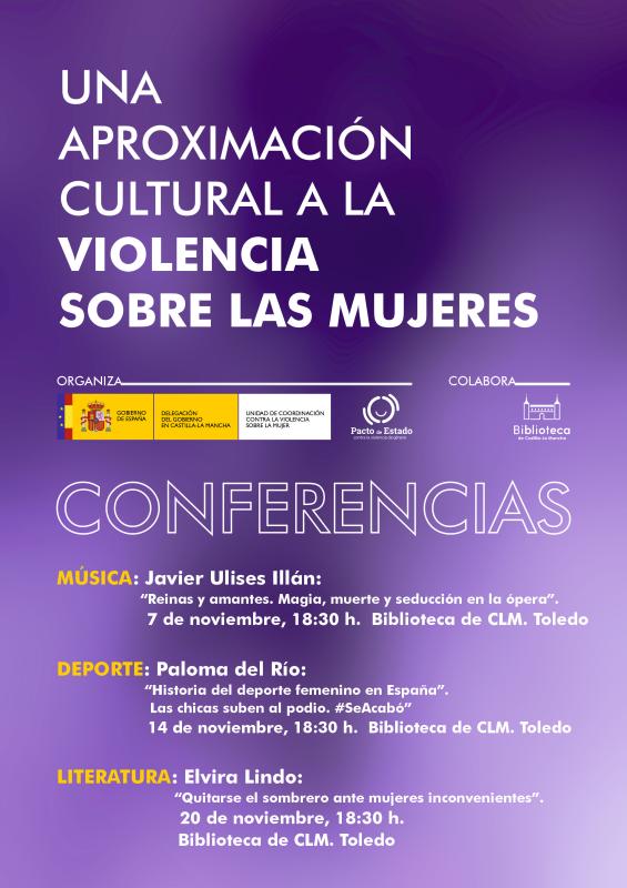 Elvira Lindo cierra el ciclo de conferencias organizado por la Delegación del Gobierno sobre violencia machista en la cultura Elvira Lindo cierra el ciclo de conferencias organizado por la Delegación del Gobierno sobre violencia machista en la cultura