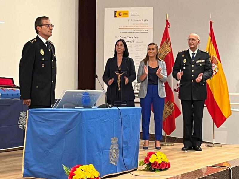 Toma de posesión del nuevo jefe provincial de la Policía Nacional en Valladolid, Fran Oterino