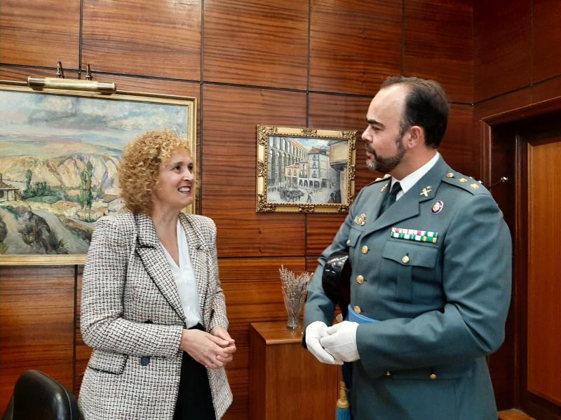 Benito Donate Córcoles, nuevo teniente coronel jefe de la Comandancia de la Guardia Civil de Segovia