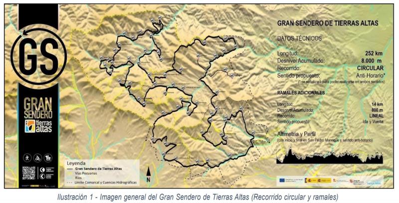 Adjudicadas las obras del futuro Gran Sendero de Tierras Altas, incluido en el Plan de Recuperación del Gobierno de España