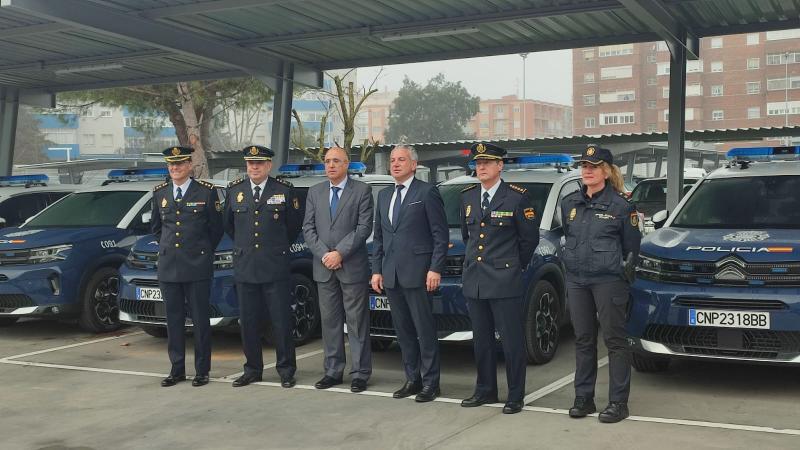 Nicanor Sen reafirma la apuesta del Gobierno por mejorar los recursos de la Policía Nacional con la incorporación de 192 vehículos al parque móvil de Castilla y León