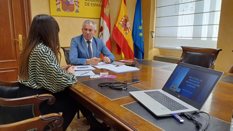 Nicanor Sen se reúne con la coordinadora de Unidades de Violencia sobre la Mujer de Castilla y León para definir las acciones de sensibilización y prevención de los próximos meses