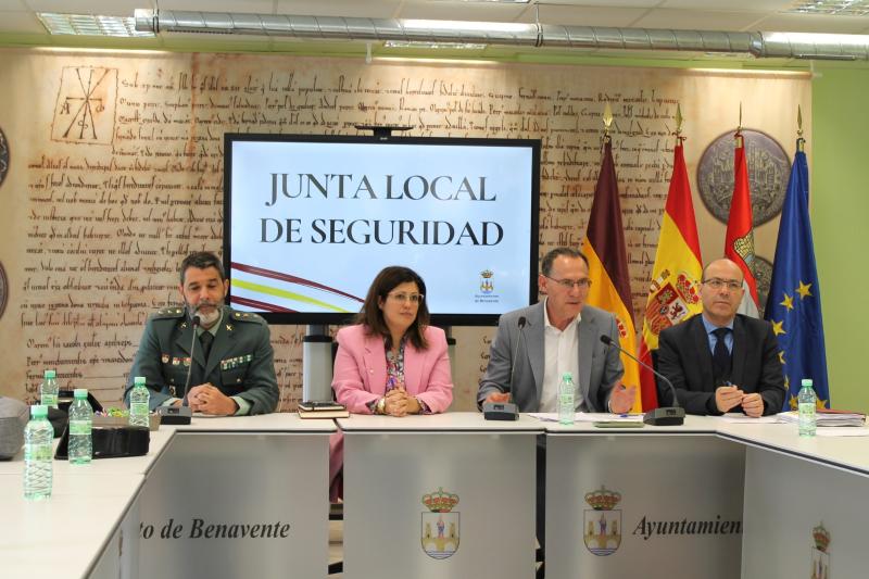 La Junta Local de Seguridad de Benavente establece el dispositivo para garantizar unas fiestas seguras