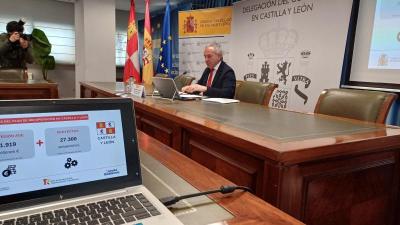 Nicanor Sen cifra en 3.900 millones de euros la inversión del Gobierno en Castilla y León a través del Plan de Recuperación