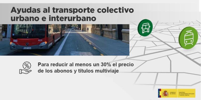 El Gobierno destina más de 67,1 millones de euros a Cataluña para garantizar el descuento del 30% del transporte público autonómico y local