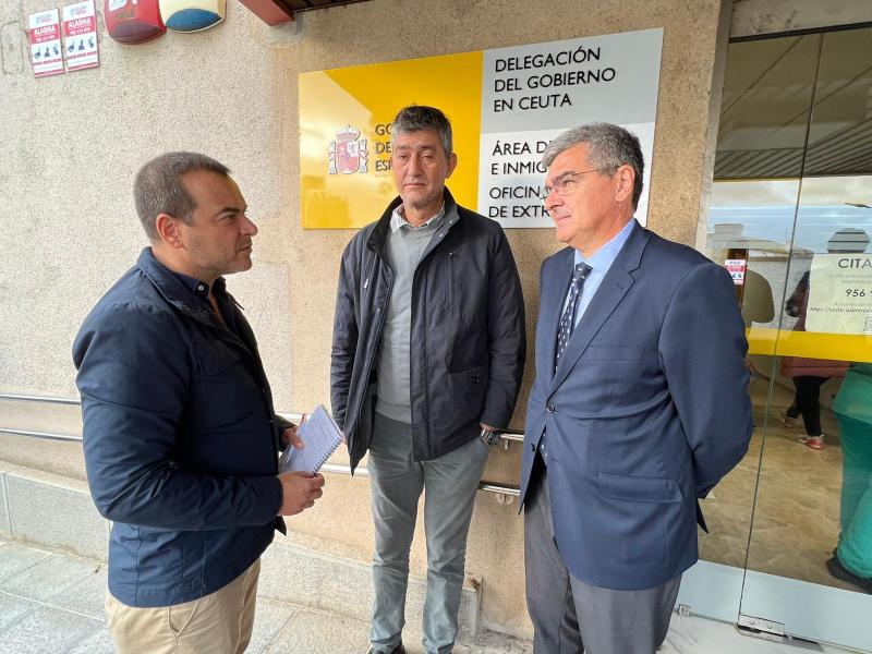 El Delegado del Gobierno ha visitado hoy el complejo administrativo de la AGE en la Avenida de Otero