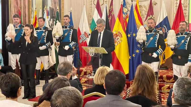 Discurso del delegado del Gobierno en Ceuta, Rafael García Rodríguez, con motivo del 44 aniversario de la Constitución 