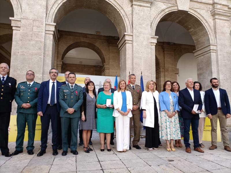 La Delegación del Gobierno en la Comunitat Valenciana premia la labor de 9 profesionales en materia protección civil