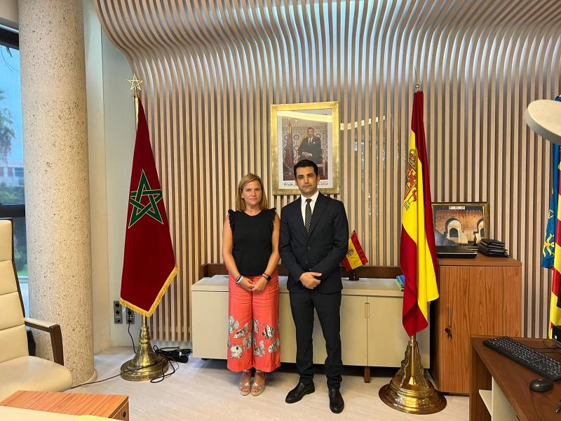 La delegada del Gobierno se reúne con el cónsul de Marruecos

