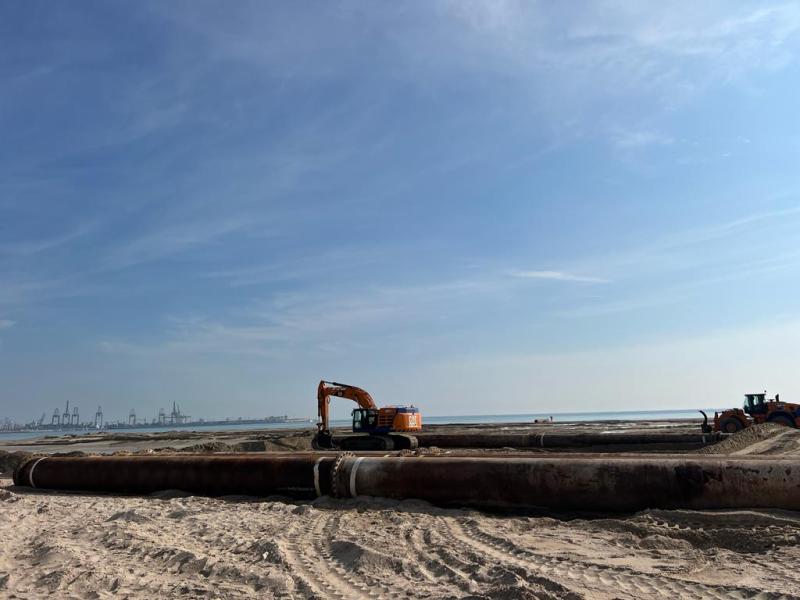 La Demarcación de Costas  pone a disposición de la ciudadanía los primeros 3 kilómetros regenerados  de las playas del sur de València