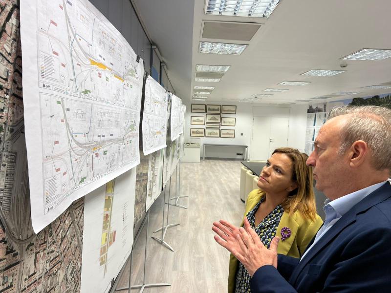 Bernabé señala que “el buen ritmo” de las obras del Canal de Acceso evidencia el compromiso del Gobierno con la C.Valenciana