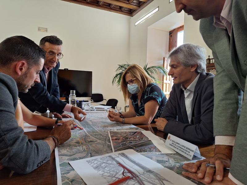 Reunión con el alcalde de Mislata y la alcaldesa de Quart sobre el proyecto de mejora funcional del enlace entre la V-30 y la CV-30 
