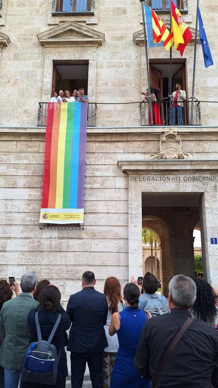 La Delegación del Gobierno en la Comunitat Valenciana reivindica el Orgullo LGTBI+ 