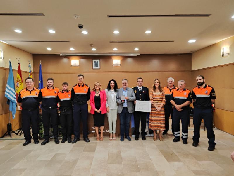 Reconocimiento al trigésimo aniversario de la Agrupación de Protección Civil de Tavernes de la Valldigna