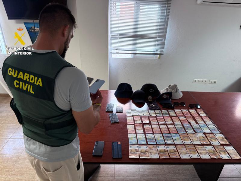 Una operación conjunta de Guardia Civil y Policía Local de Vinaròs se salda con la detención de cuatro personas