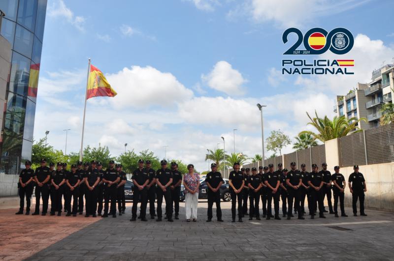 La Policía Nacional recibe a treinta policías en prácticas para las comisarías de Castellón y Vila-real