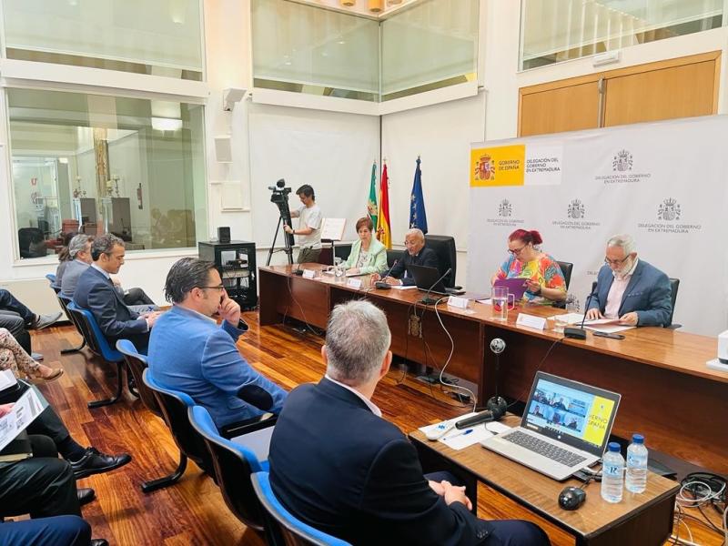 La Delegación del Gobierno acogió hoy la reunión de coordinación entre administraciones para la campaña contra incendios en Extremadura