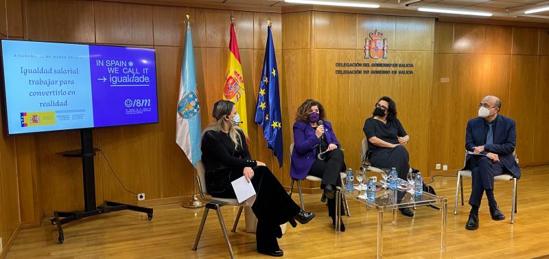  María Rivas subliña a decidida acción do Goberno para lograr igualdade salarial con medidas como a recente obriga para as empresas de contar con Plans de Igualdade

 