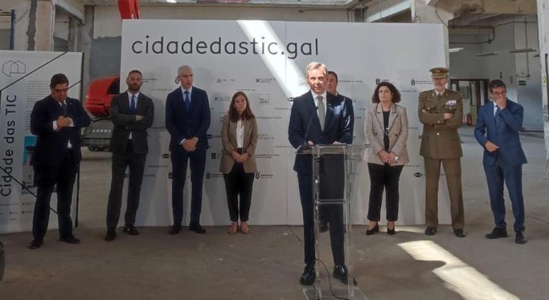 José Miñones certifica que la Ciudad de las TIC “es la primera piedra” del nuevo modelo industrial sostenible e innovador que impulsa el Gobierno para transformar Galicia 

