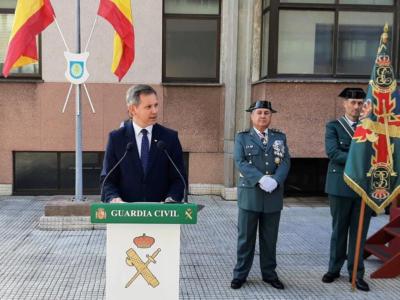 José Miñones destaca en el Día de la Guardia Civil el refuerzo de personal, con la mayor cifra de efectivos la última década, y respalda el avance hacia la igualdad de género 