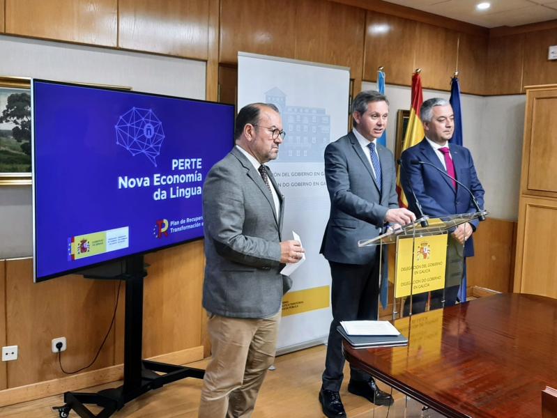 José Miñones subraya el ánimo del Gobierno para “colocar el gallego en la vanguardia de las tecnologías inteligentes”, con 2 M€ del Plan de Recuperación para financiar el proyecto Nós 