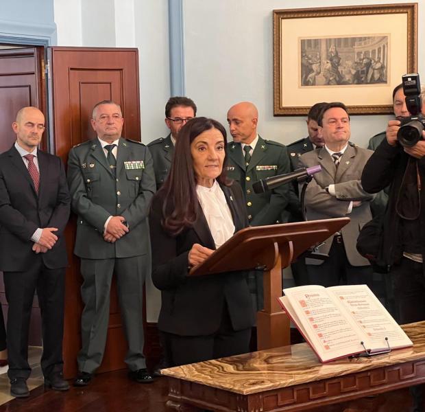 Isabel Rodríguez apela al diálogo, respeto y voluntad para llegar a acuerdos, “valores que reivindica la Constitución”
