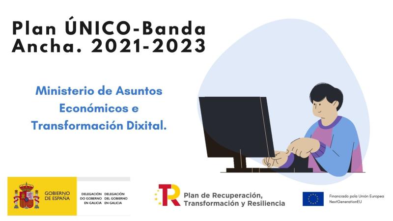 Emilio González anuncia que el programa ÚNICO de banda ancha permitirá el acceso a internet a más de 4.000 hogares de la comarca de Celanova
