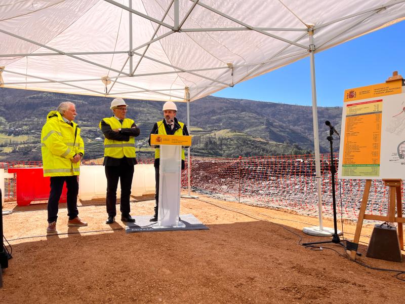 Mitma avanza en las obras de la nueva variante de O Barco de Valdeorras, con una inversión cercana a los 63 millones de euros