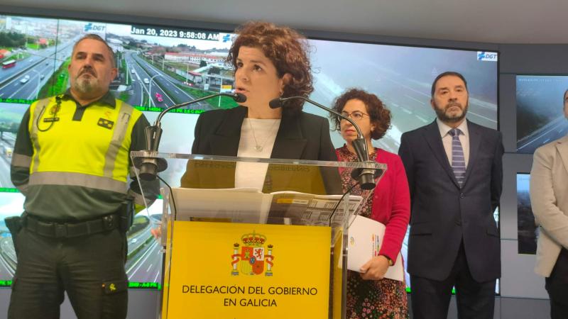 María Rivas destaca el esfuerzo del Gobierno para vigilar las carreteras gallegas que registrarán más de 1,7 millones de desplazamientos para esta Semana Santa 