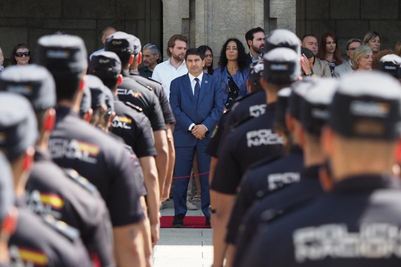Pedro Blanco reitera la voluntad del Gobierno de continuar aumentando las plantillas policiales en Galicia, que este año ya alcanzan el máximo de la historia con casi 9.000 efectivos