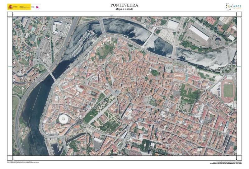 La Casa del Mapa de A Coruña ofrece el nuevo servicio de impresión para el Mapa a la Carta