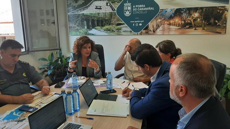 María Rivas visita a Pobra do Caramiñal y subraya las inversiones del Gobierno en el municipio con 5,6M de euros apostando por la recuperación  del litoral, la eficiencia energética y el turismo sostenible 
